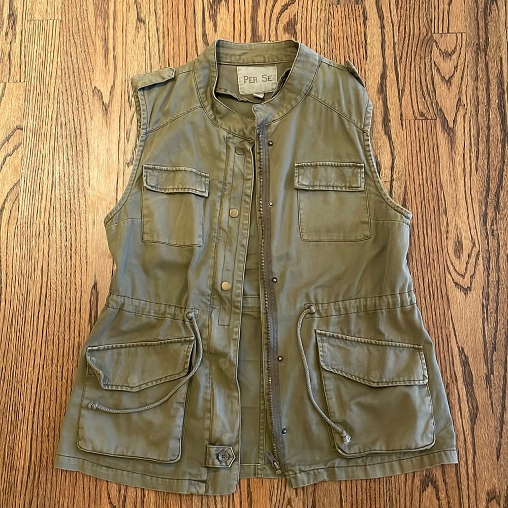 Green Military Vest